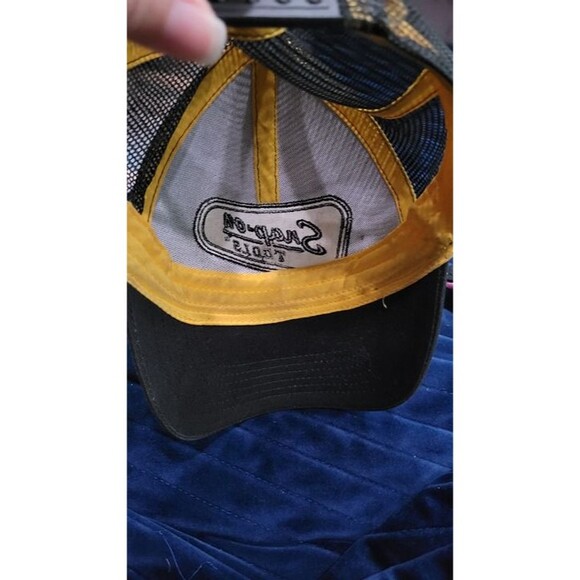 Snap-On Tools Embroidered Cork Patch Black Mesh Back SnapBack Trucker Hat - Picture 6 of 7